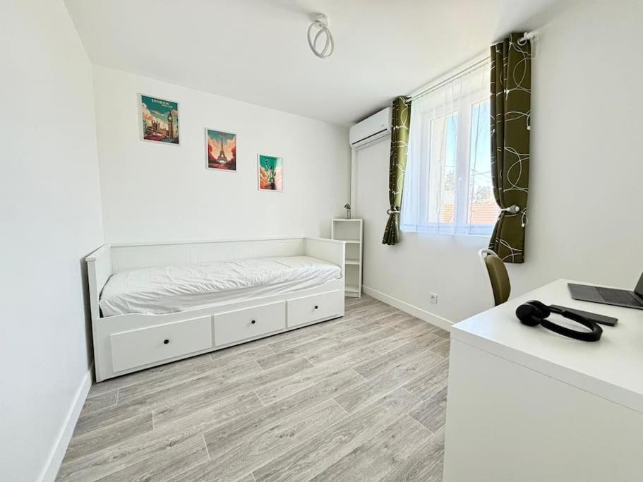 Sejour Magique Proche Aeroport Cdg Asterix Disney Et Paris Maison Toutes Commodites, Terrasse, Wifi, Clim, Lave Vaisselle Сен-Мар Экстерьер фото